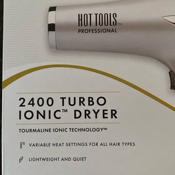 Hot Tools™️ Professional Pro Artist™️ 2400 Turbo Ionic™️ Hair Dryer, NWT in Box - Picture 2 of 5